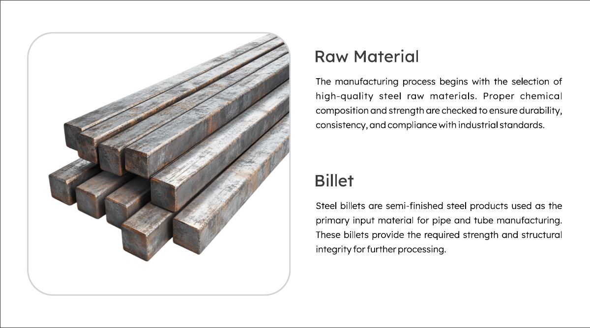 Raw Material / Billet stage