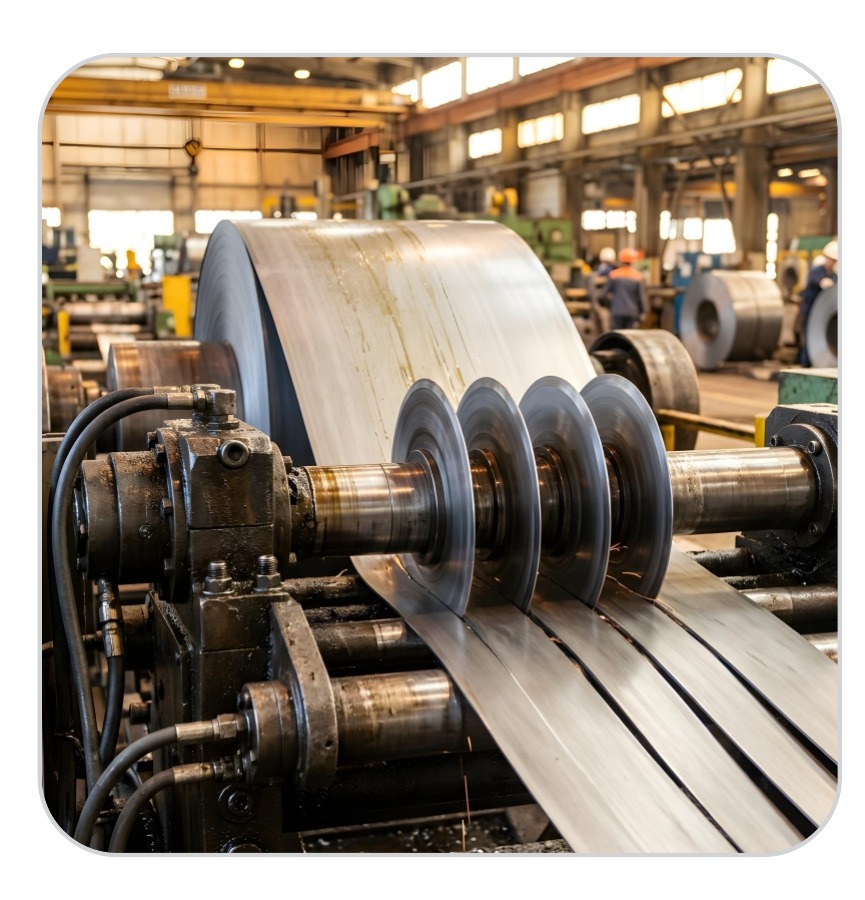 Slitting process stage