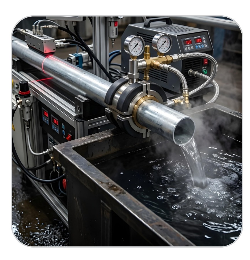 Quenching & Inspection process stage