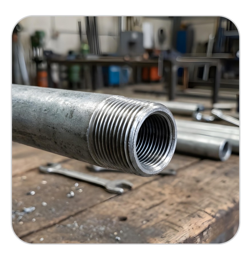 Threading process stage